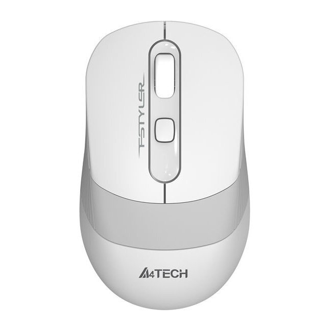 Мышь беспроводная A4Tech FStyler FG10 FG10 WHITE, белый, серый - купить ...