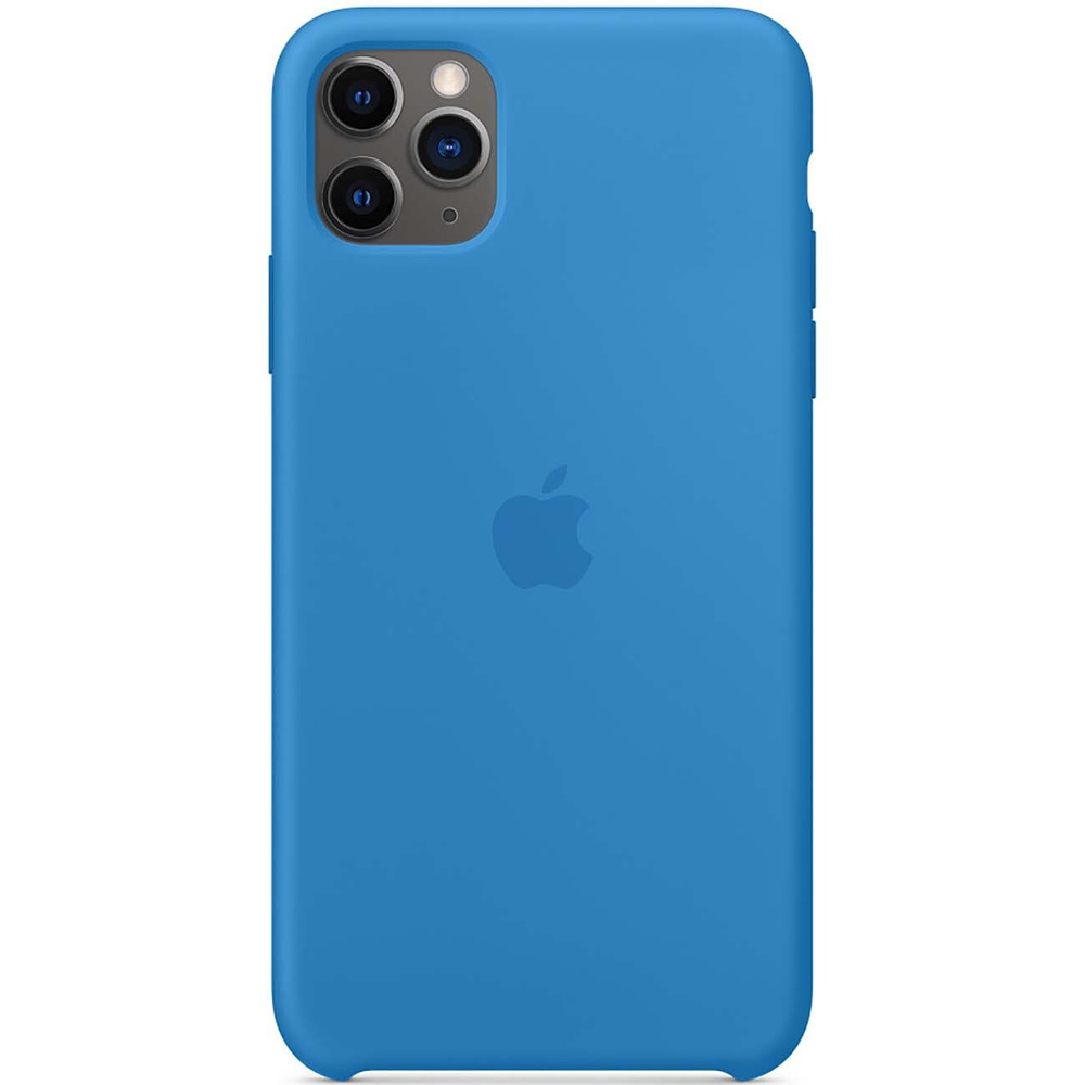 Чехол для телефона iPhone 11 Pro Silicone Case Surf Blue Силиконовый (ярко- синий) - купить с доставкой по выгодным ценам в интернет-магазине OZON  (484078252)