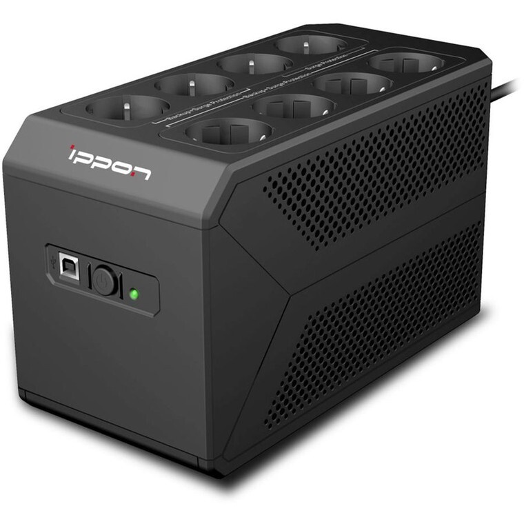 ИБП Ippon Back Comfo Pro II 1050, 1050.0 В·А купить по выгодной цене в ...