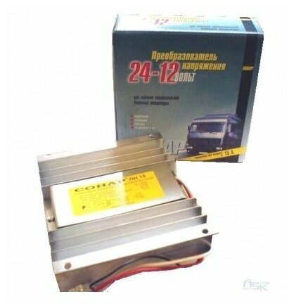 Преобразователь напряжения 24-12 вольт "СОНАР" 15А купить по выгодной ...