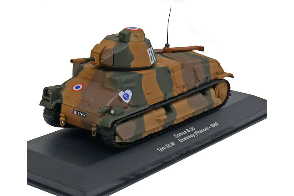 Somua S-35, 1ère DLM, Quesnoy, France, 1940, 1:43, Atlas