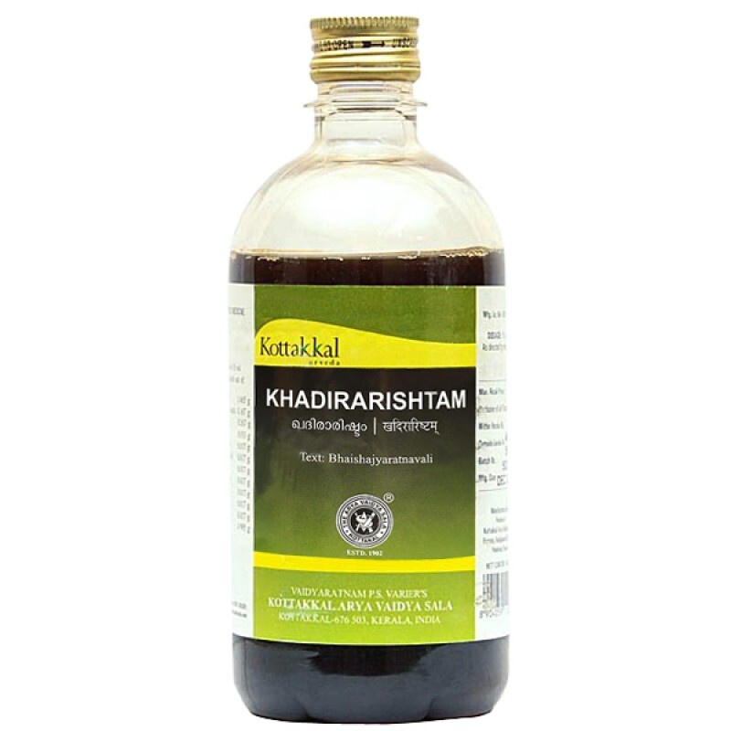 Кхадирариштам Коттаккал Аюрведа (Khadirarishtam Kottakkal Ayurveda