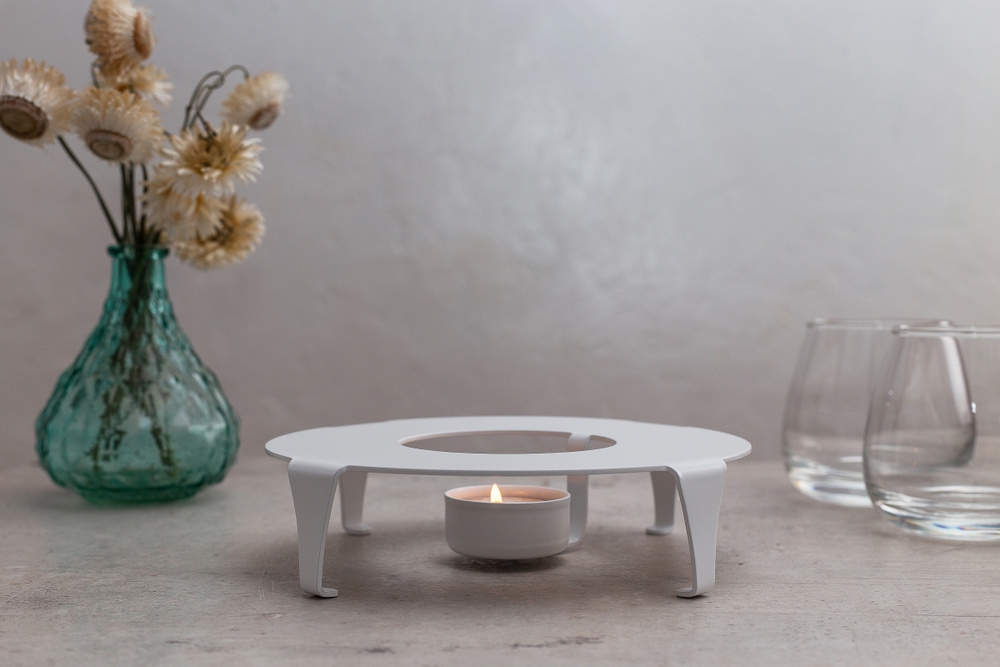 Подставка для подогрева стеклянного чайника cвечи в подарок купить на ...