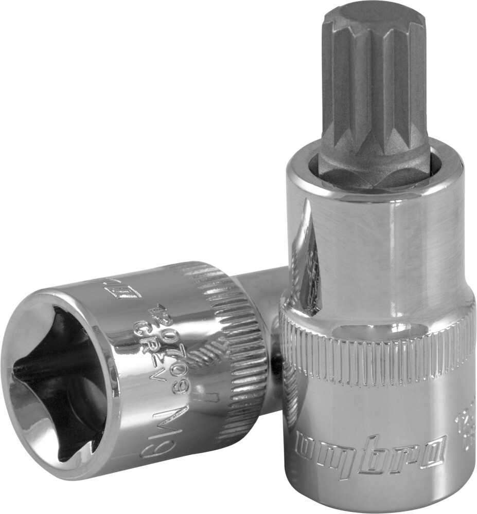 Насадка торцевая 1/2"DR с вставкой-битой SPLINE, M6, 120706, Ombra #1