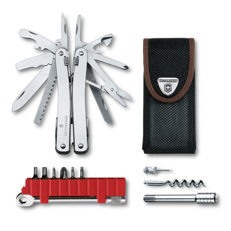 Мультитул Victorinox SwissTool Spirit X Plus Ratchet, 36 функций, 105 мм, нейлоновый чехол, 3.0236.N #1