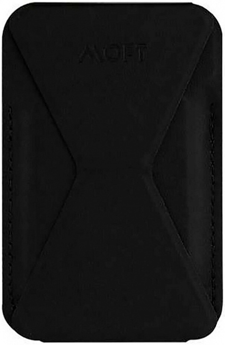 Магнитная подставка-кошелёк Moft Snap-On MagSafe для iPhone 12 и 13 серии Black #1