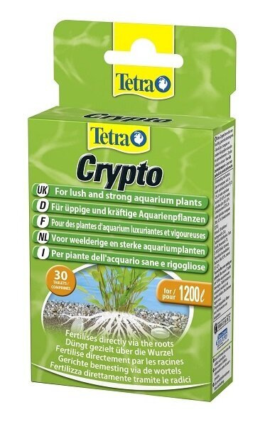 Tetra Crypto 30 таблеток/на 1200л воды, таблетки для подкормки водных растений, способствующие правильному #1