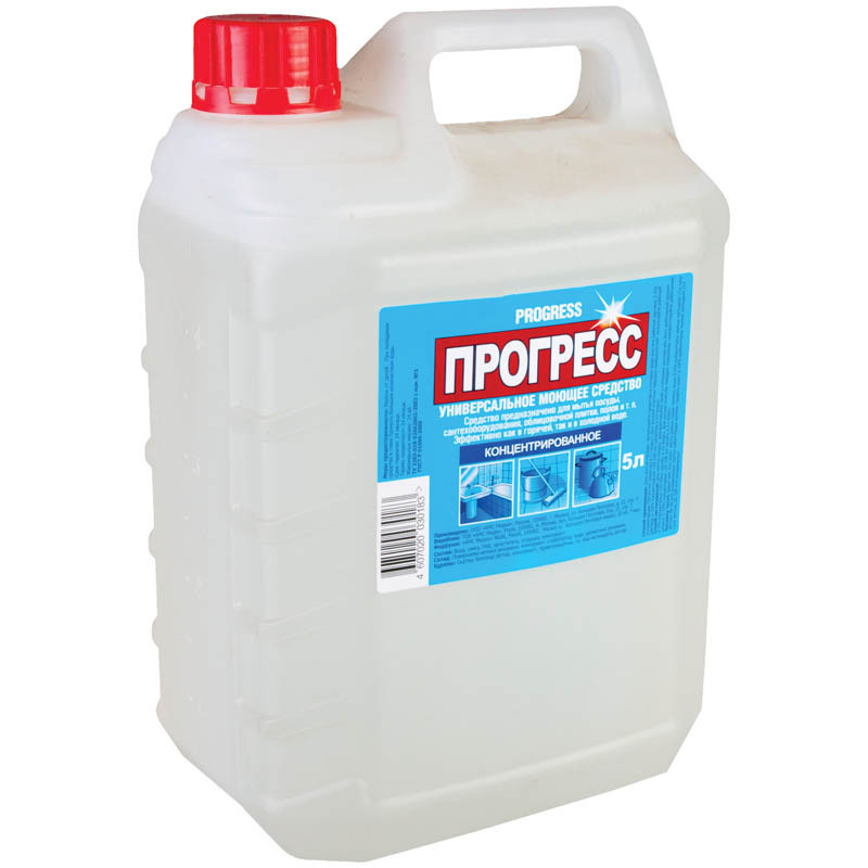 Универсальное моющее средство Прогресс, канистра, 5 л - купить с ...