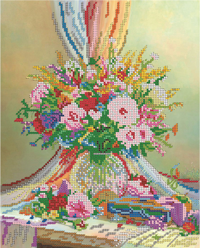 Схема для вышивания бисером Светлица (без бисера), картина "Вдохновение" 24*30 см  #1