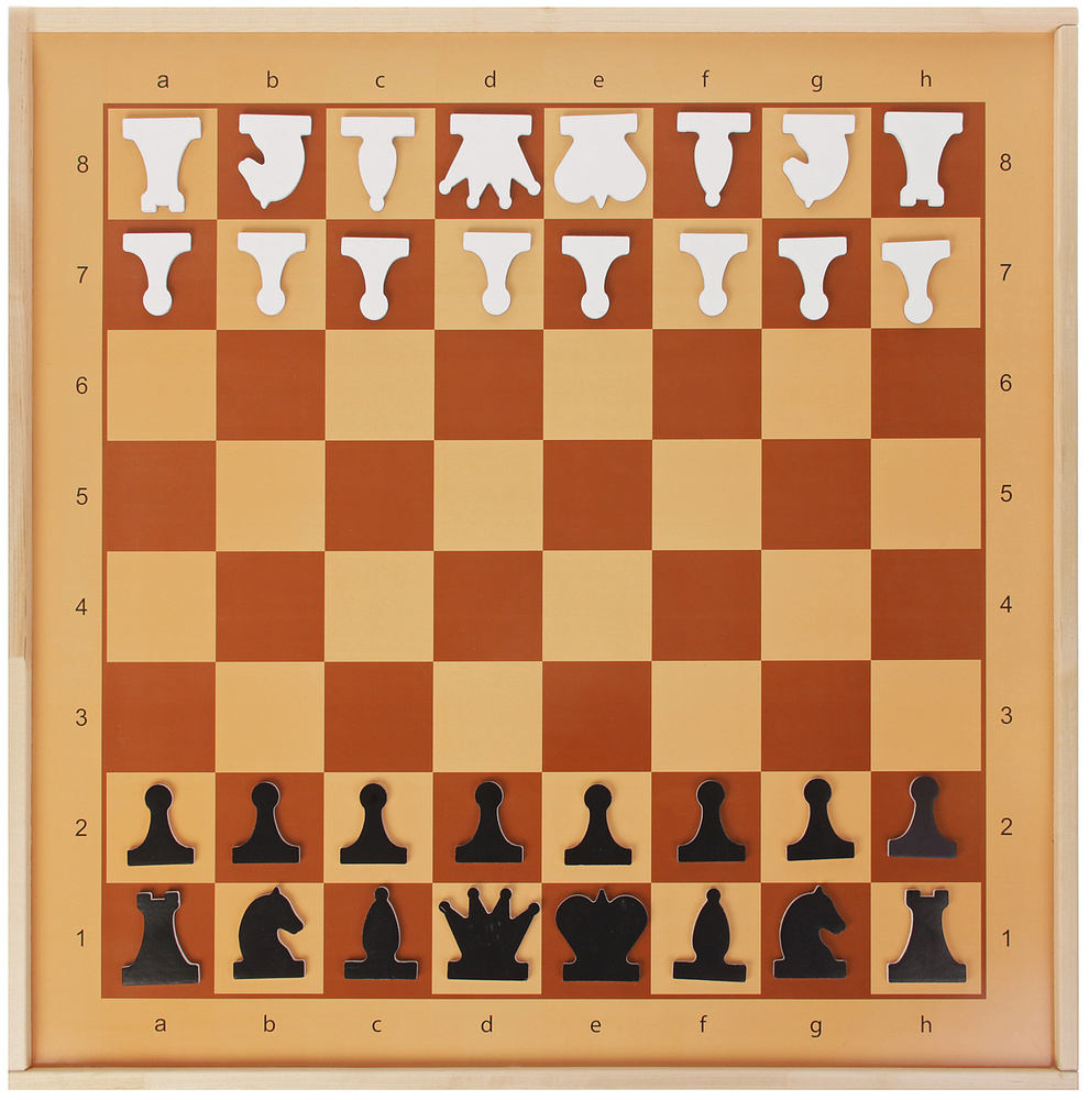 Демонстрационные шахматы магнитные с игровым полем, развитие тактического мышления и логики, в наборе #1