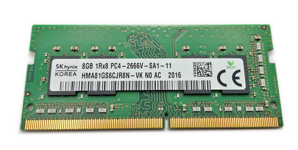 Hynix Оперативная память HMA81GS6CJR8N-VK 1x8 ГБ (DDR4 8Gb 2666 Mhz PC4-2666V HMA81GS6CJR8N-VK Sodimm #1