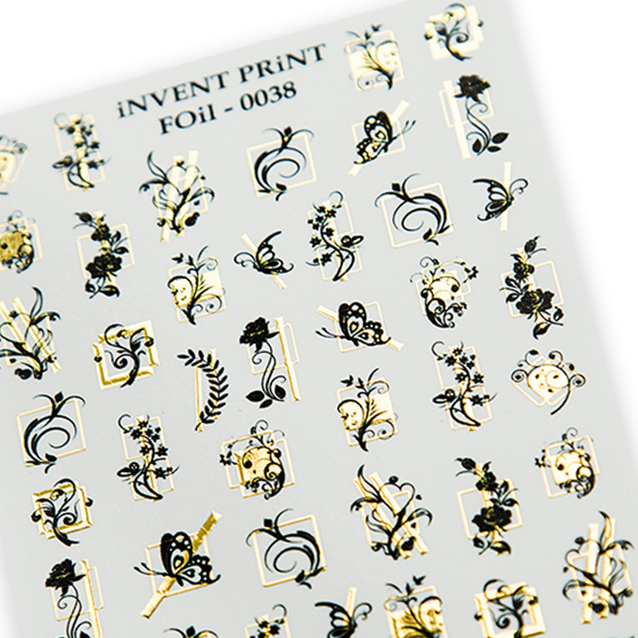 iNVENT PRiNT блестящие водные наклейки для ногтей - купить с доставкой ...