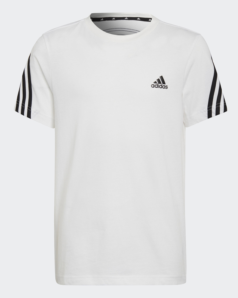 Adidas 3 cheap stripe shirt white