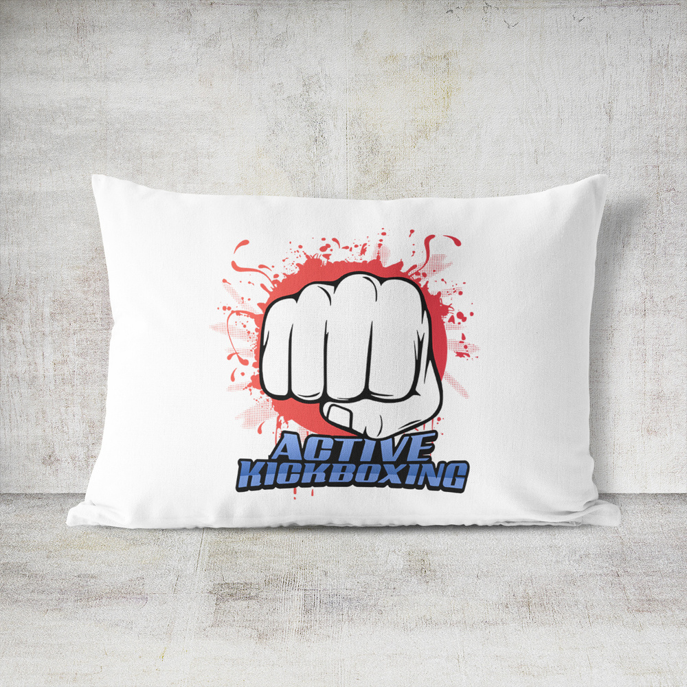 Подушка декоративная 30х40 #huskydom Кикбоксинг. Active kickboxing 1009400 #1