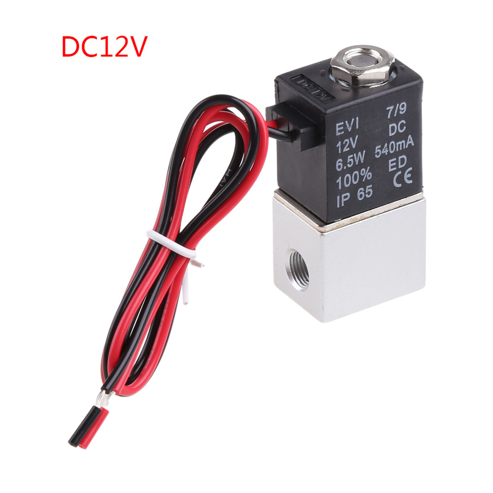 DC12V/DC24V/AC220V мини-соленоид для клапана 2-позиционный 2-ходовой  электронный соленоид управления выхлопным воздухом для клапана для выхлопа  - купить в интернет-магазине OZON по выгодной цене (1294836826)