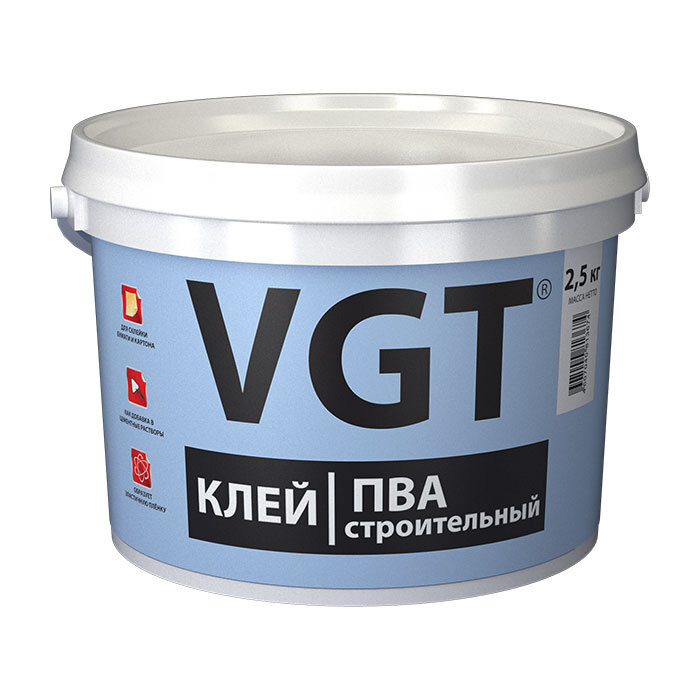 Клей ПВА строительный VGT 2.5 кг #1
