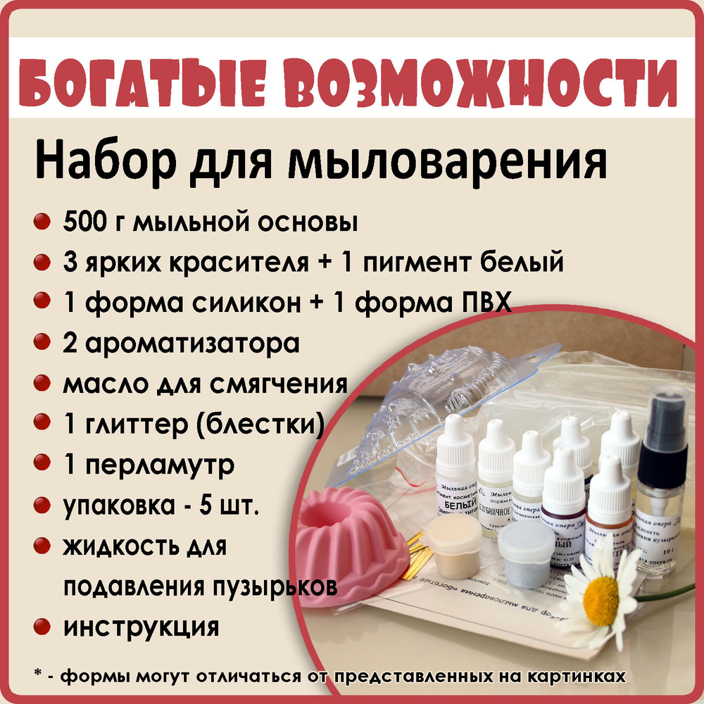 Ингредиенты для мыловарения