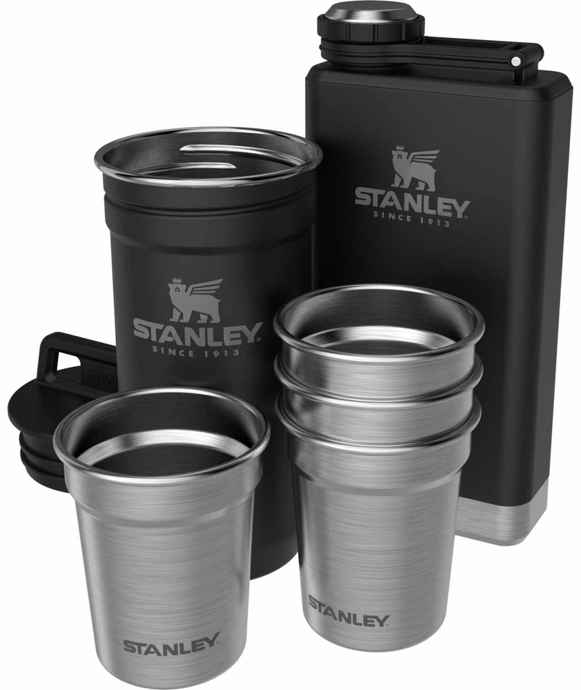 Набор посуды STANLEY Adventure Стопки 0,59L + Фляга 0,23L чёрный #1