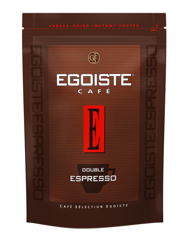 Кофе Egoiste Double Espresso растворимый, 70г #1