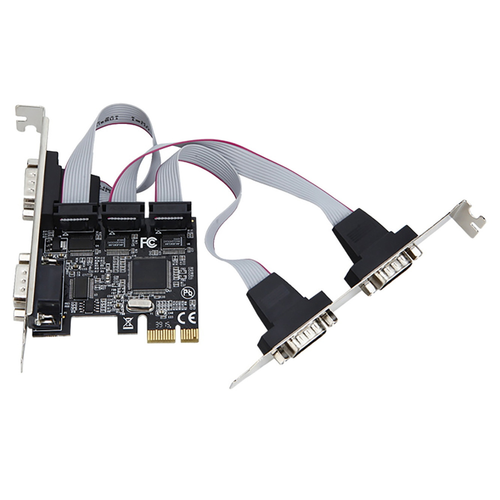 Плата расширения последовательного порта PCIe с 4 портами Multi 232 ...