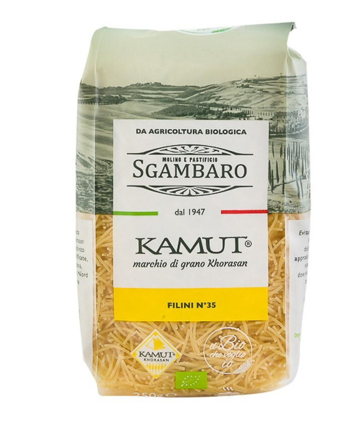 Макаронные изделия Sgambaro Камут Филини №35 250 г Италия Без яиц  #1