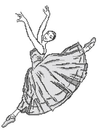 Набор для вышивания LETISTITCH L8037 Маленькая балерина