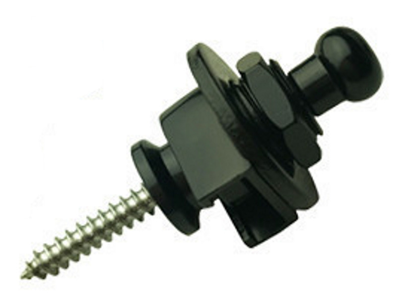 Крепление для ремня гитары с блокировкой. (Стреплок) Металл. Черное ...