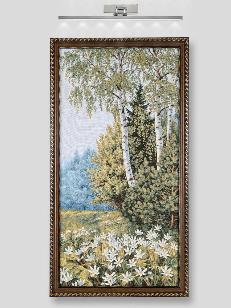 Картина интерьерная гобелен Магазин гобеленов "Цветы на опушке" 37*70 ...