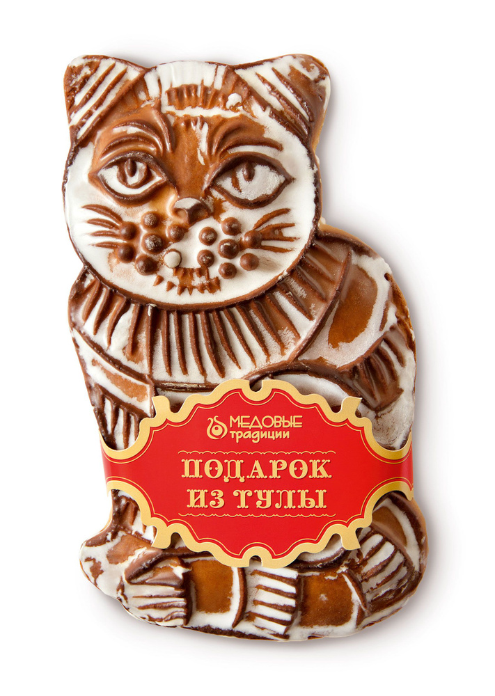 Тульский пряник медовый печатный с начинкой Кошка, 350 гр. - купить с ...