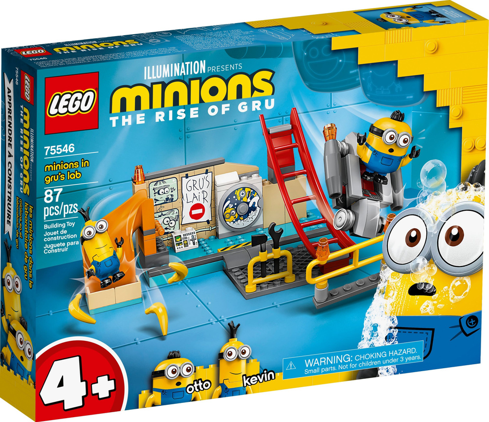 Лего Minions серия, LEGO Конструктор, лего 75546 Миньоны в лаборатории Грю,  Игрушки Lego для мальчиков и девочек - купить с доставкой по выгодным ценам  в интернет-магазине OZON (702694137)