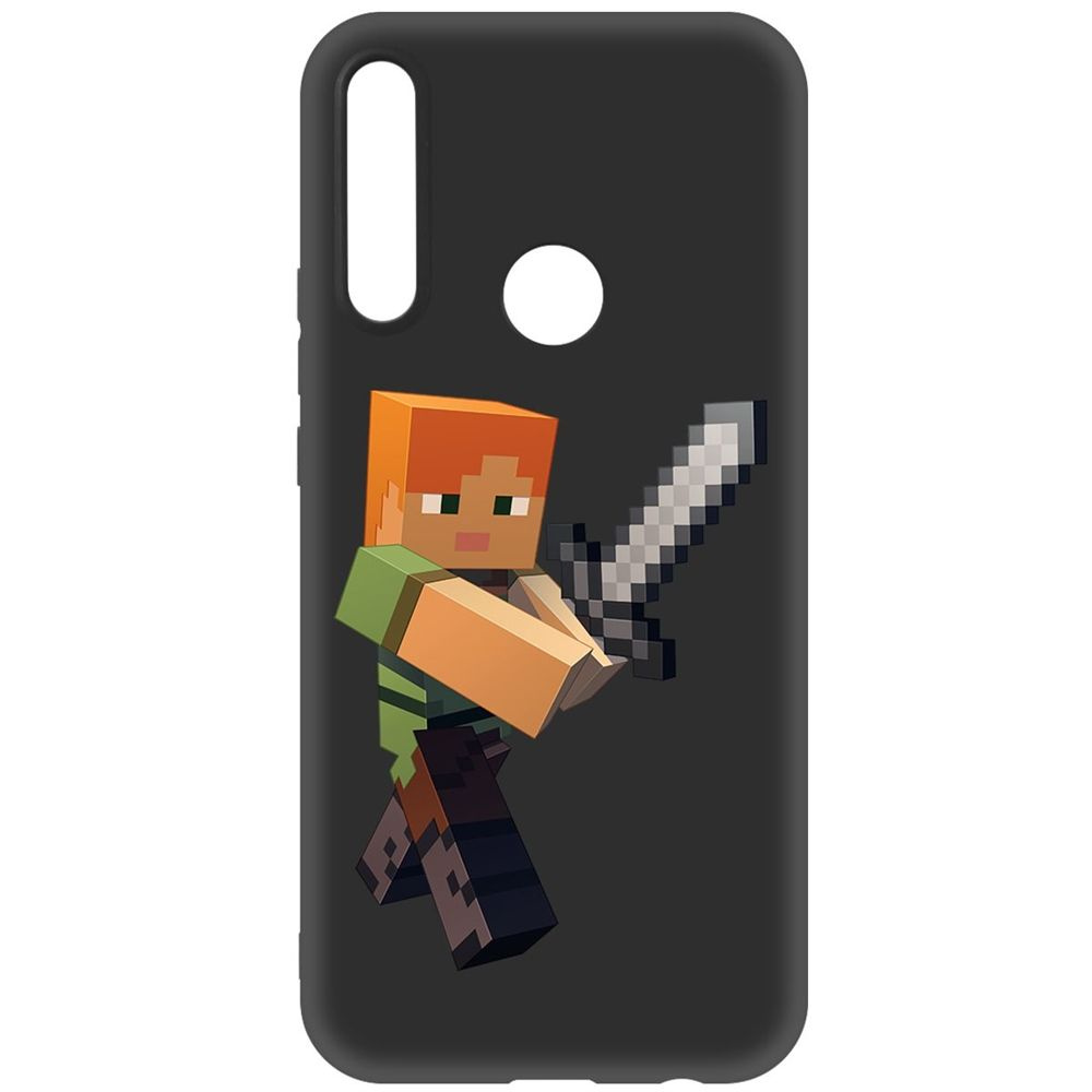 Чехол-накладка Krutoff Soft Case Minecraft-Алекс для Huawei P Smart Z  черный - купить с доставкой по выгодным ценам в интернет-магазине OZON  (934350002)