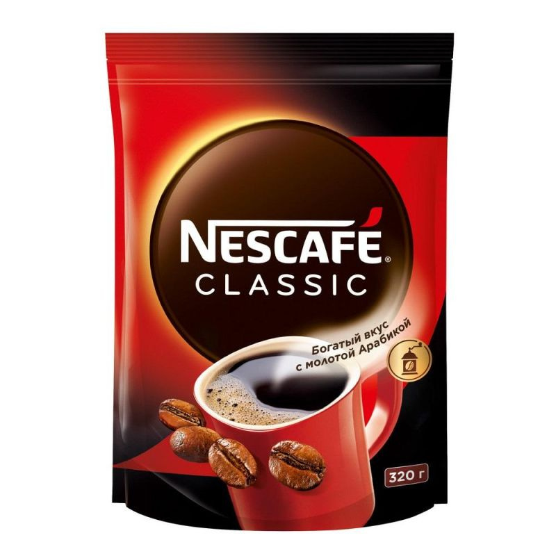Кофе Nescafe Classic растворимый, дой-пак, 320 грамм #1