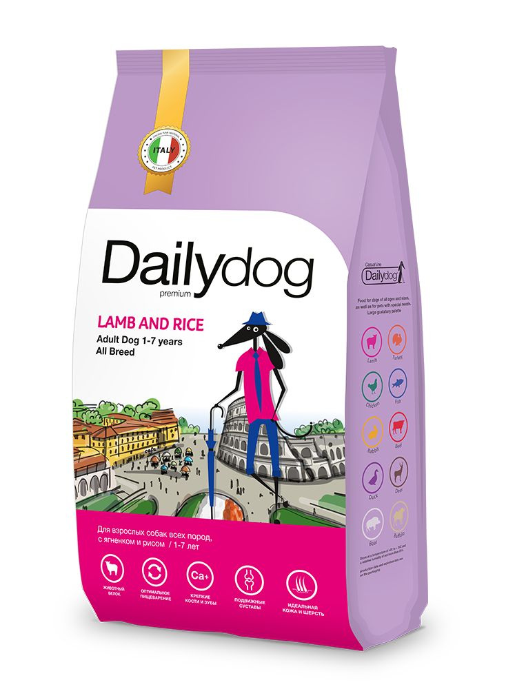 Adult All Breed сухой корм для взрослых собак всех пород с ягненком и ...