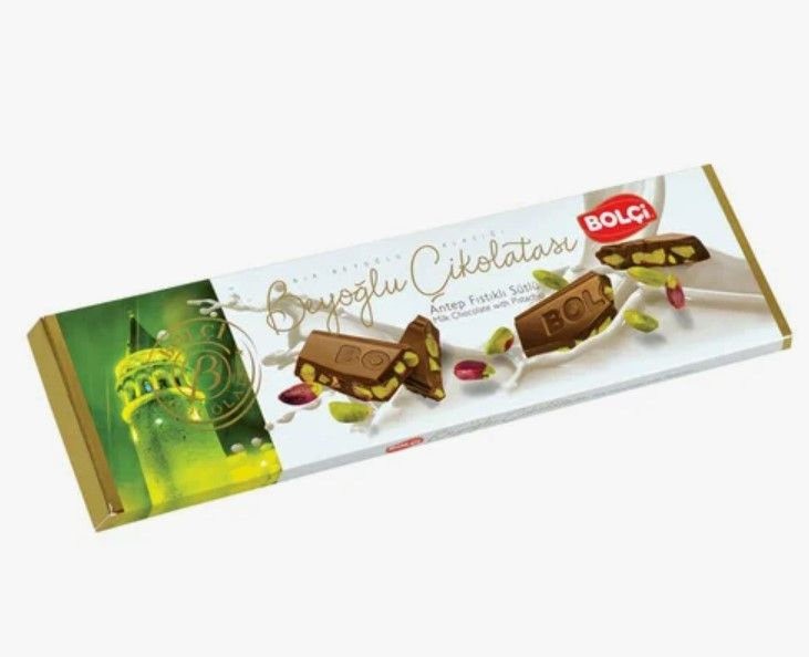 BOLCi Молочный шоколад Bolci с цельной фисташкой нетто 300 г - купить с ...