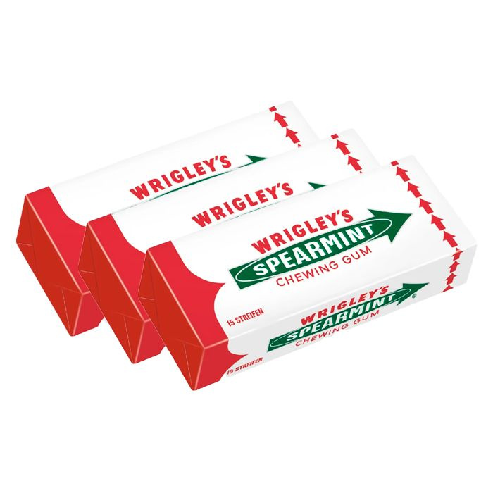 Жевательная резинка Wrigley's Spearmint со вкусом мяты (15 пластинок ...