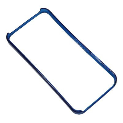 Чехол для iPhone 5/5s бампер пластиковый <синий> #1