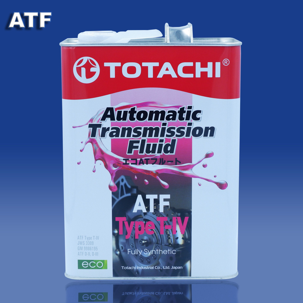 Масло трансмиссионное для АКПП TOTACHI ATF TYPE T-IV 4л - купить по ...