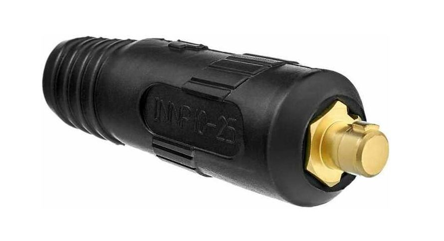 Вилка кабельная для сварочного аппарата с байонетным разъемом 10-25 ...