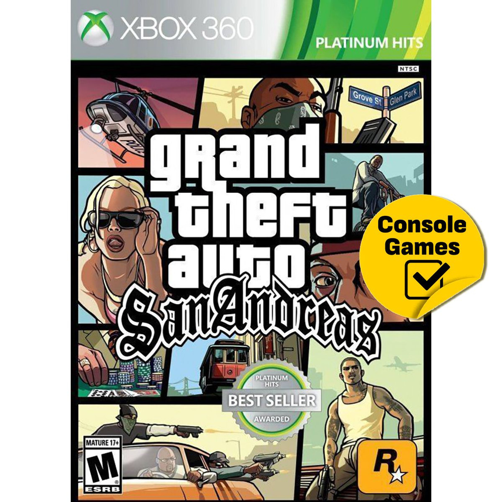 Игра Xbox 360/One GTA San Andreas (XBox 360, Английская версия)