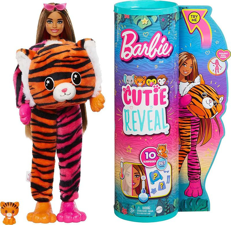 Barbie Cutie Reveal Jungle Tiger OZON 821460509