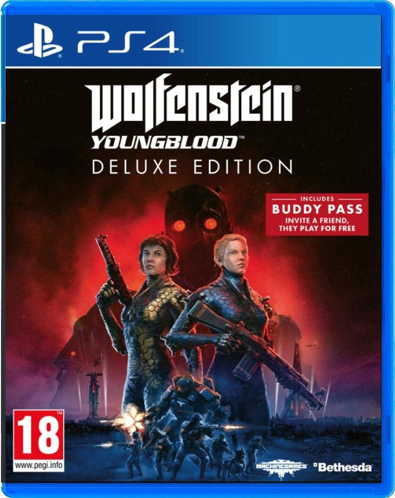 Игра Wolfenstein Youngblood Deluxe Edition (PlayStation 4, Русская версия)  купить по низкой цене с доставкой в интернет-магазине OZON (822705845)