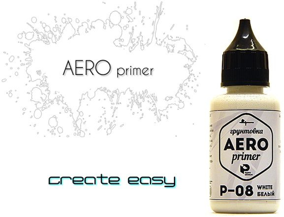 Pacific88 Aero primer, Грунтовка акриловая для аэрографа, Белая, 30 мл ...