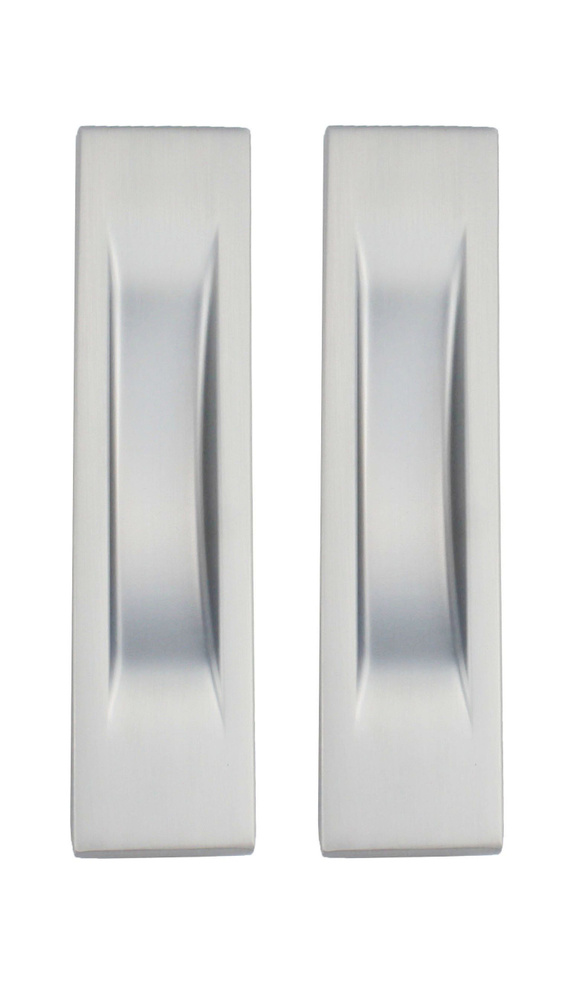 Комплект дверных ручек для раздвижных дверей SDH-03 L-2 матовый хром  #1