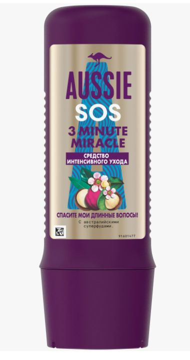 Aussie Средство для волос, 3 Minute Miracle Moisture, 225 мл/ #1