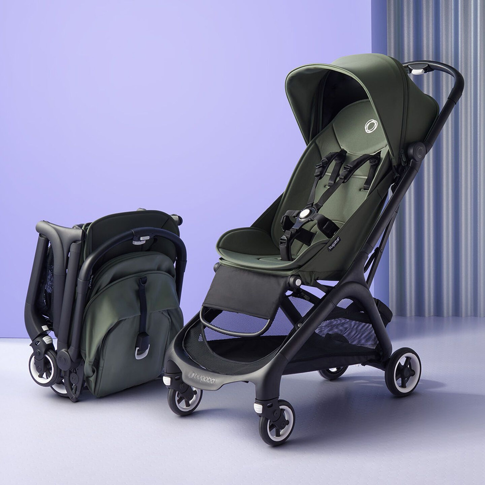 Коляска Bugaboo Butterfly Complete Black/Forest Green #1