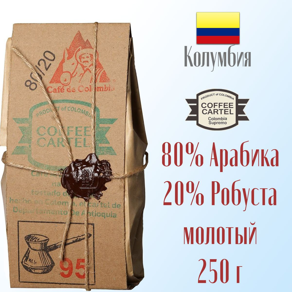Кофе молотый для турки Coffee Cartel 250 г купить на OZON по низкой ...