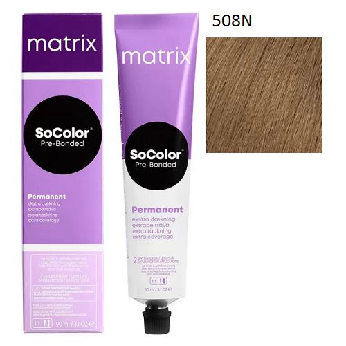 Крем краска MATRIX SoColor Pre-Bonded 508N, 90 мл #1