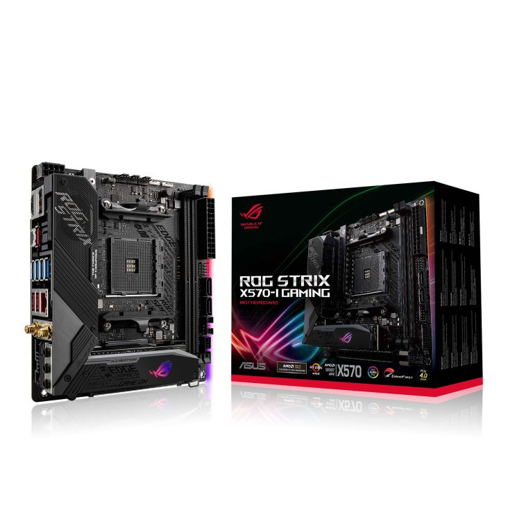 Материнская плата ASUS ROG STRIX X570-I GAMING купить по низкой цене с ...