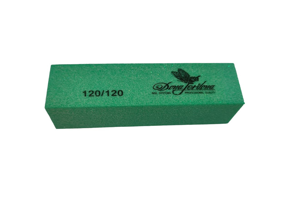40 шт Баф для шлифовки ногтей 120 грит зеленый - купить с доставкой по ...