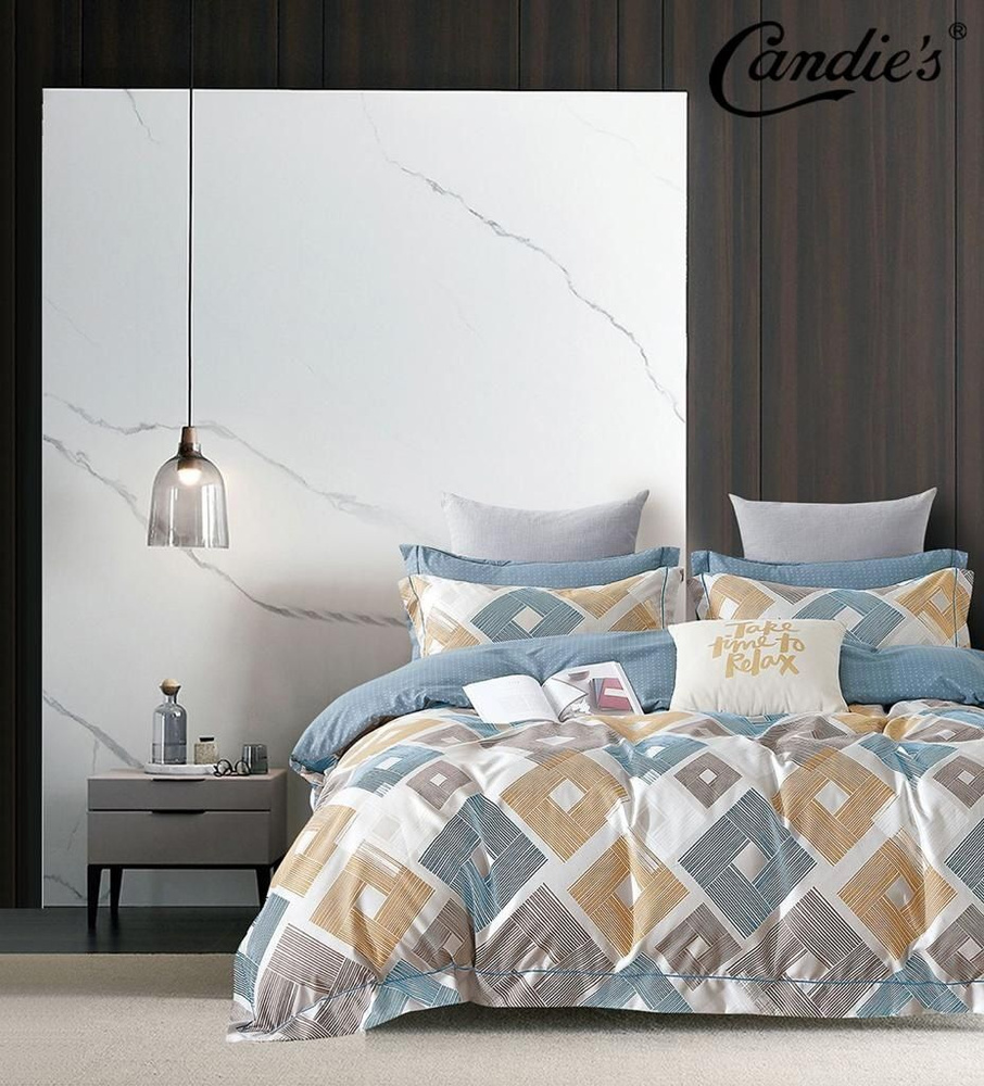 Home Textile Комплект постельного белья, Сатин, Семейный, наволочки 50x70, 70x70  #1